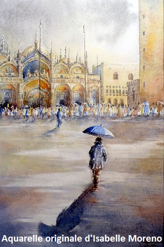 Venise sous la pluie 