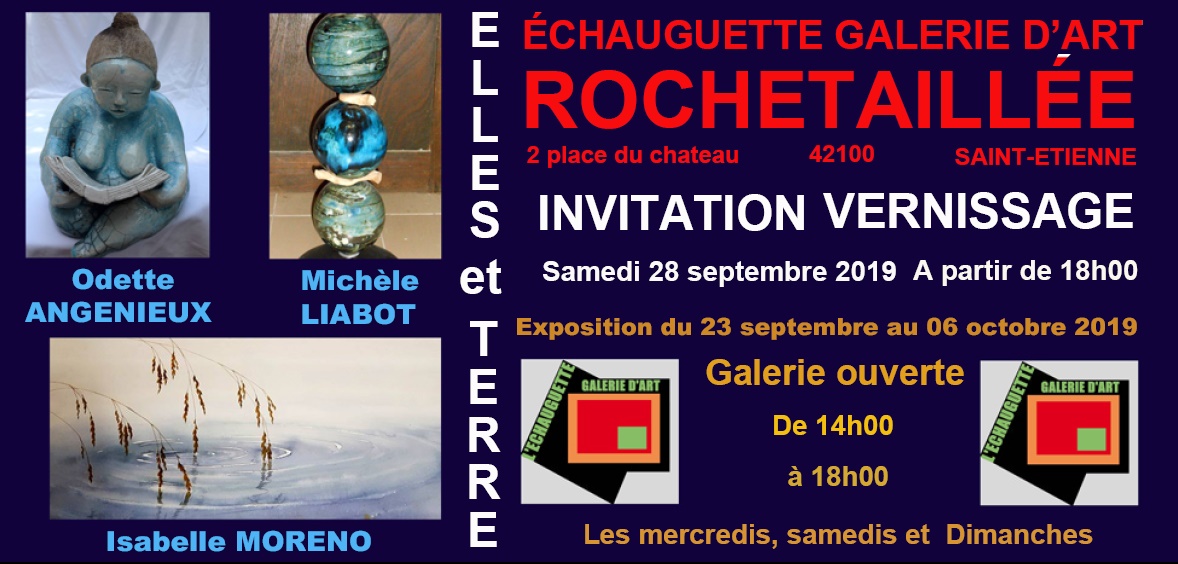 Invitation Galerie l'Echauguette Rochetaillée