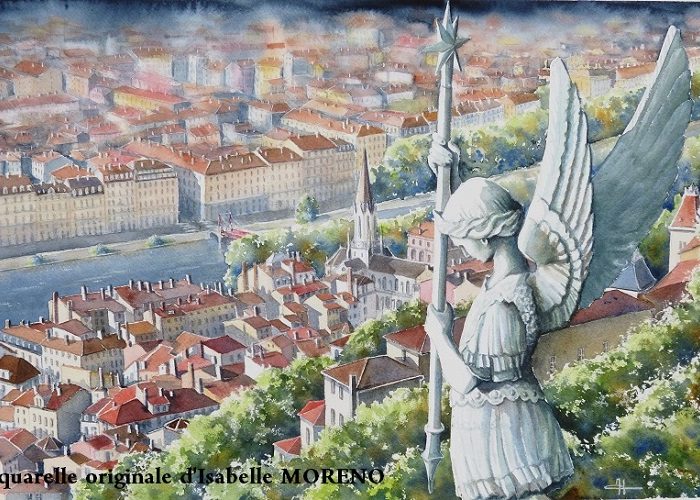 Lyon - L'ange de Fourvière 500